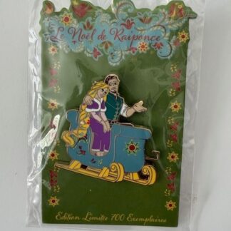 DLP Paris Sleigh - Rapunzel and Flynn Christmas - PTE 2013 Disney Pin B