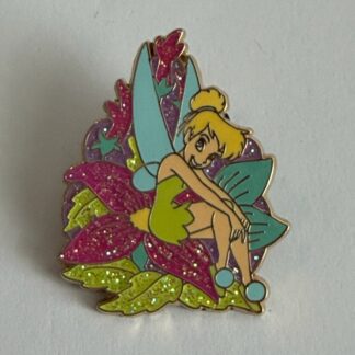 DLP - Tinker Bell in Flowers - 2006 Paris Peter Pan Disney Pin E1