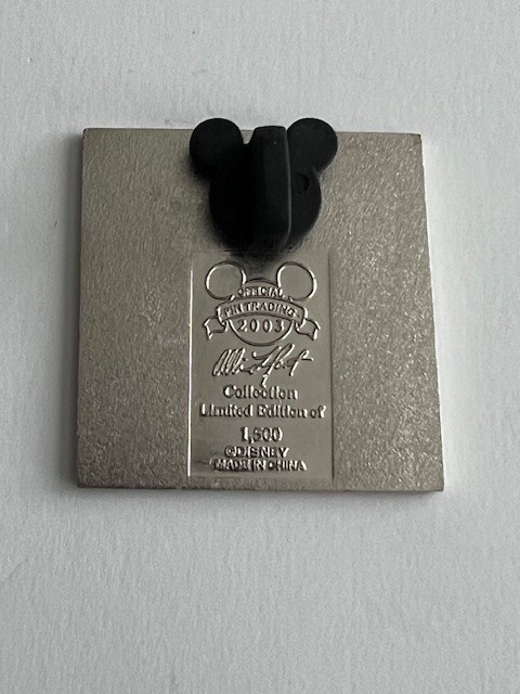DLR - Alice - Allison Lefcort Color Portrait - Blue 2003 Disney Pin F7 - Image 3