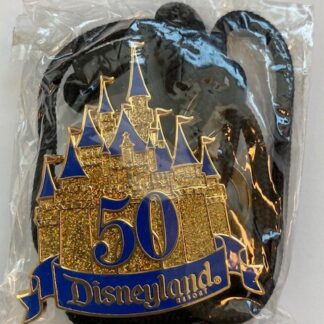 DLR Cast Exclusive Sparkle Castle 50th Anniversary Lanyard Disney Pin (B)