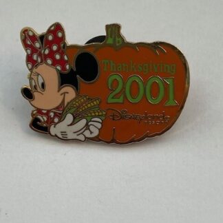 DLR Cast Thanksgiving Day 2001 Minnie Mouse Disney Pin (A4)