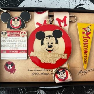 DLR Channel 28 Mickey Mouse Club Mouseketeers Disney Boxed Pin Set