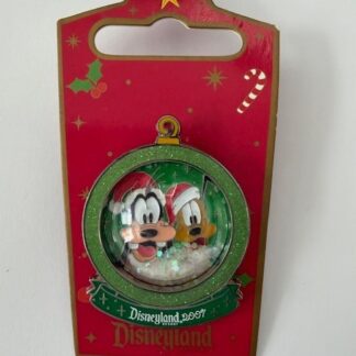 DLR - Holiday Snow Globe - Goofy & Pluto 2007 Disney Pin B