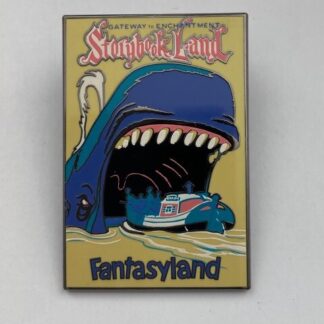 DLR LE Framed Attraction Poster Storybook Land Whale Disney Pin (B9)