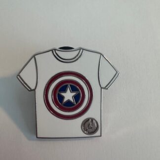 DLR Marvel Avengers Hidden Mickey T- Shirt Captain America Pin (D4)