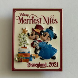 DLR - Mickey and Minnie - Merriest Nites - DIsneyland 2021 Disney Pin H0