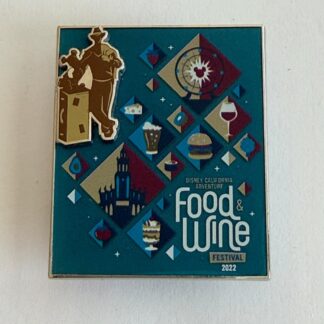 DLR - Storytellers Statue - Food and Wine Festival - 2022 Disney Pin A8