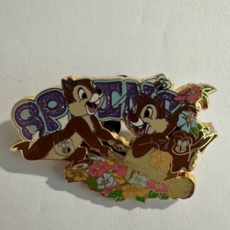 DS - Chip and Dale - Spring Sparkle Series LE 250 2010 Disney Pin D7