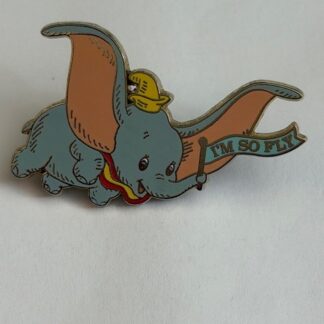 DS - Dumbo I'm So Fly Flag Disney Pin E1