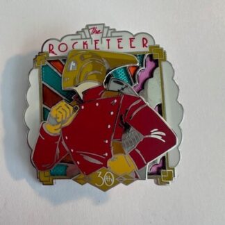 DS The Rocketeer Cliff Second 30th Anniversary Stained Glass Disney Pin (A0)