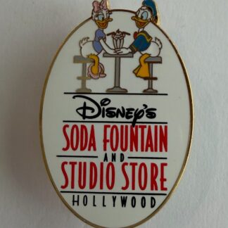DSF - Donald and Daisy Sharing a Shake DSSH 2009 LE 100 Disney Pin H6
