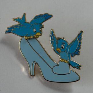 DSSH Cinderella Birds Glass Slipper Feathered Series D23 2024 DSF Disney Pin H0