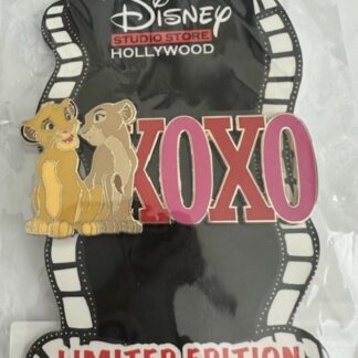 DSSH DSF XOXO Valentines Day Simba Nala Lion King  LE 400 Disney Pin (B)
