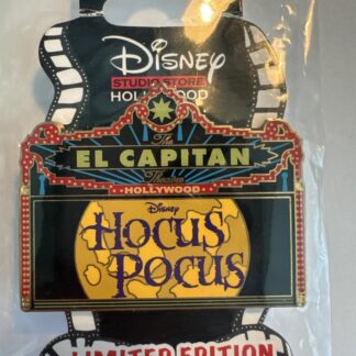 DSSH Hocus Pocus Marquee Disney Studio Store Hollywood Full Moon Pin LE 400