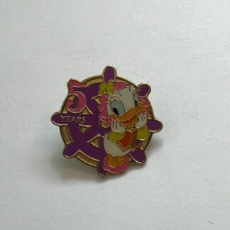 Daisy Duck Ship Steering Wheel Game Prize 5th Celebration Disney Pin (B2)