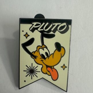 Disney 2023 Mickey and Friends Starter Retro Banner Pluto Pin  (C7)