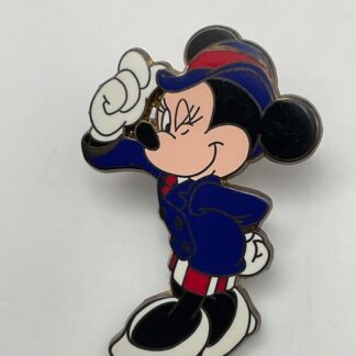 Disney Air Crew Airline Minnie Mouse Airplane Stewart Flight Attendant Pin H1