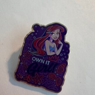 Disney Ariel The Little Mermaid Princess Starter 2022 Own It Girl Pin (D8)