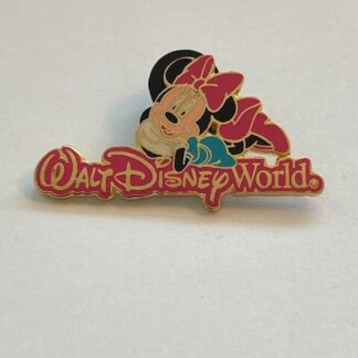 Disney Auction Walt Disney World Logo Minnie Mouse Disney Pin LE (A1)
