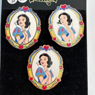 Disney Auctions Cameo Series 2 Snow White Black Silver AP Proto Disney Pin (B)