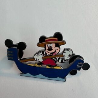 Disney Auctions Pin LE 100 Mickey Mouse Around The World Italy Gondola (C5)