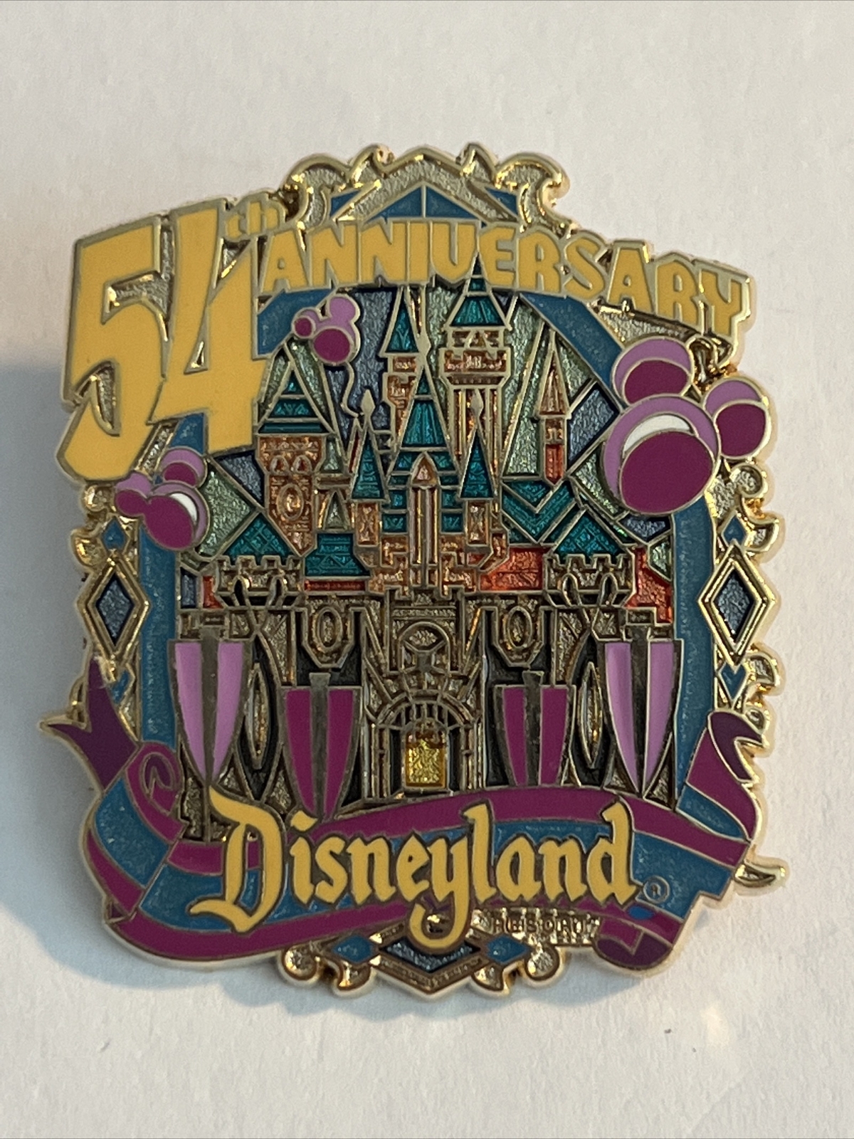 Disney DLR - Cast Member - Disneyland 54th Anniversary Pin LE 750 (A7)