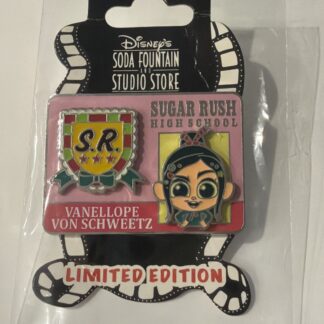 Disney DSSH School ID Vanellope Von Schweetz Wreck It Ralph Sugar Rush Pin B