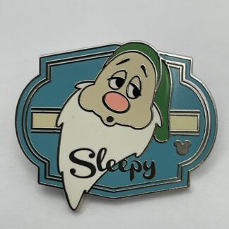 Disney Hidden Mickey Pin Snow White Sleepy 3 of 7 Dwarf H2