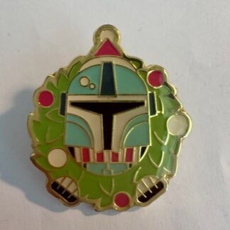 Disney Loungefly Boxlunch Star Wars Mandalorian Christmas Wreath Pin (D2)