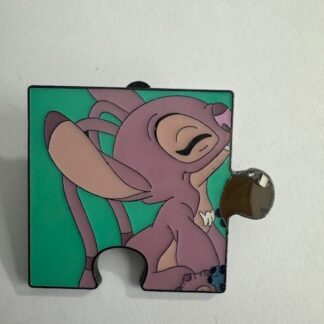 Disney Loungefly Lilo & Stitch Angel Coconut Drink Puzzle Piece Pin (B8)