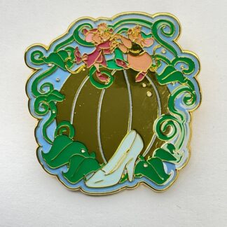 Disney Loungefly Princess Sidekick Floral Pin Jaq Gus Cinderella Mice Pumpkin G3