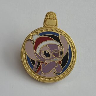 Disney Loungefly Stitch Gold Ornament Pin - Angel D8