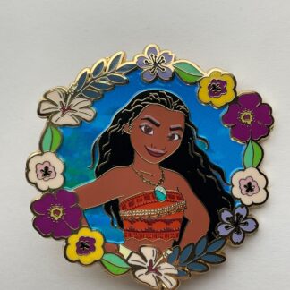 Disney MOANA PALM Pink A La Mode Princess Royal Realm Floral Pin G5
