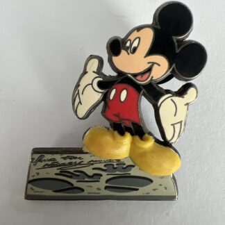 Disney Mickey Mouse Hollywood Walk of Fame Pin F3
