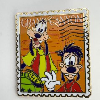 Disney Movie Stamp Monogram A Goofy Movie Max & Goofy Pin H4