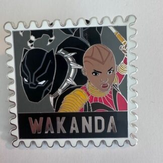 Disney One Family Celebration Wakanda Stamp Wish You Were Here LE Pin (D7)