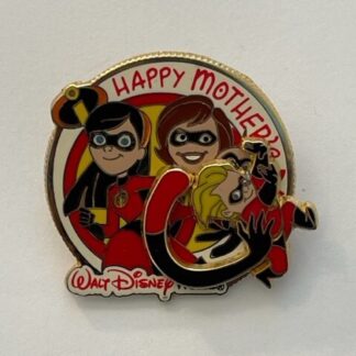 Disney Parks LE Pin Happy Mother's Day 2005 Incredibles Helen Violet Dash (D0)