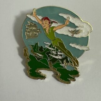 Disney Peter Pan and Tinker Bell Flying Over Neverland OE Pin (E8)