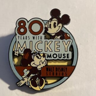 Disney Pin 65699 WDSB Cast Burbank Studios 80 Years With Mickey Mouse LE 300 A9