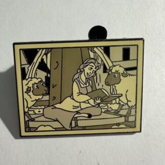 Disney Pin Film Mystery Collection Belle With Sheep Chaser Limited Release (B9)