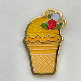 Disney Pin Ice Cream Cone Belle Micro Princess Desserts PALM H6