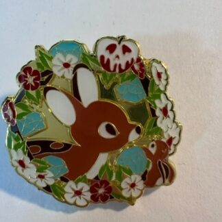 Disney Pin Loungefly Sidekick Floral Wreath Deer (C7)