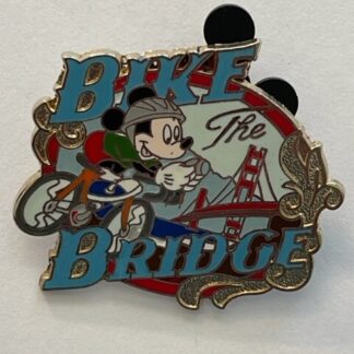 Disney Pin Mickey Mouse Bike the Bridge (A2)