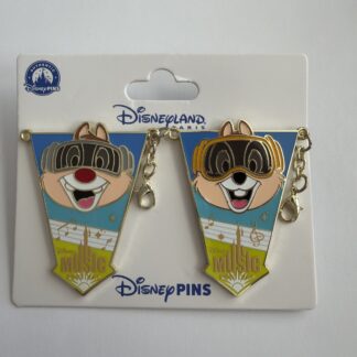 Disney Pin Music Festival Chip And Dale Parade Disneyland Paris DLP B