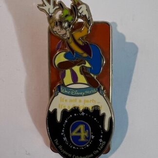 Disney Pin WDW Happiest Celebration On Earth 4 Days to Go Goofy Pin LE 1500 (D1)