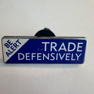 Disney Pin WDW Trade City USA 2010 Pin Event Road Signs TRADE DEFENSIVELY (D3)