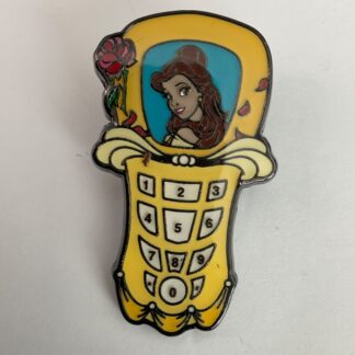 Disney Princess Loungefly Phone Series Beauty & the Beast Pin Belle F3