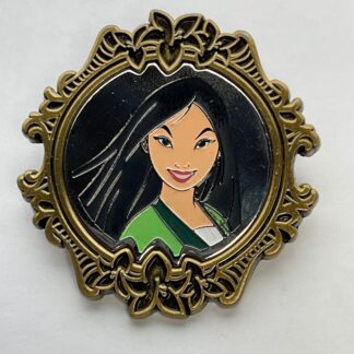 Disney Princess Mulan Bronze Portrait Mirror Frame Loungefly Pin G9