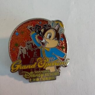 Disney Shanghai Disneyland SDR Pin Dale with Castle Grand Opening (D3)