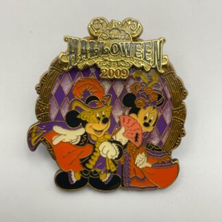 Disney TDR Mickey & Minnie Mouse Halloween Masquerade 2009 TDS Pin D5